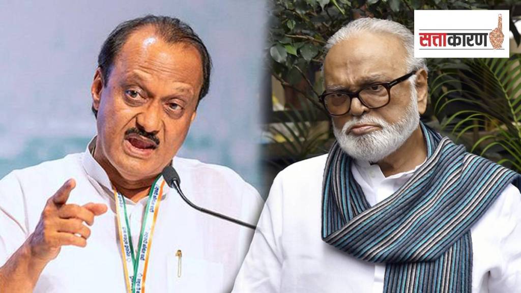 उपमुख्यमंत्री अजित पवार आणि अन्न व नागरी पुरवठा मंत्री छगन भुजबळ (छायाचित्र पीटीआय)