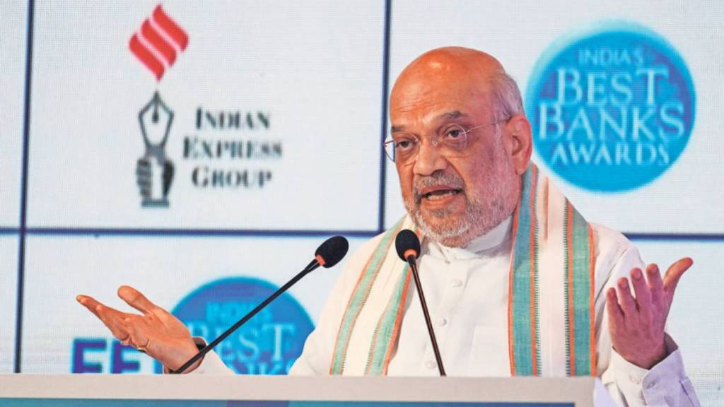 Amit Shah at FE Best Banks Awards