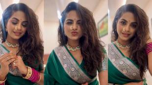 amruta dhongade saree look photoshoot