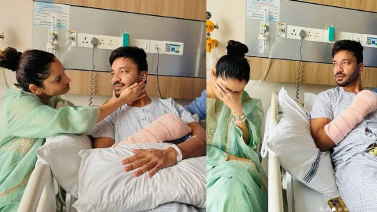 ankita lokhande husband vicky jain hospitalized samarth jurel share video
