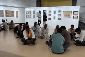 Jehangir Art Gallery exhibition, Mumbai art exhibitions, Maratha reservation impact on artists, Indian artists exhibition delay,