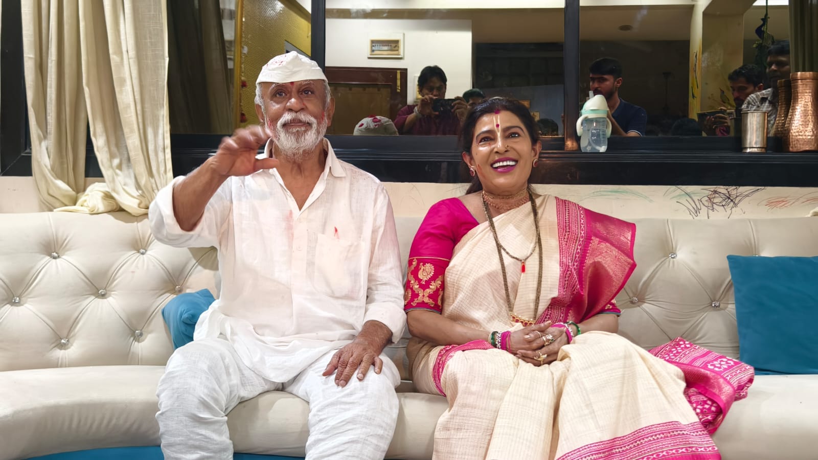 arun gawli released from nagpur central jail see photos