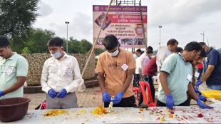 eco friendly ganeshotsav nirmalya compost initiative in badlapur nanasaheb dharmadhikari pratishthan