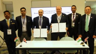bharat forge defense drone project with uk windracers pune