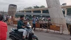 भिडे पूल महिनाभर वाहतुकीसाठी बंद; मेट्रोच्या पादचारी पुलाचे काम सुरू