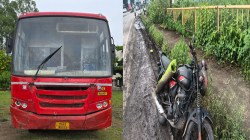 एसटी बसच्या धडकेत दुचाकीस्वार वृद्ध ठार…
