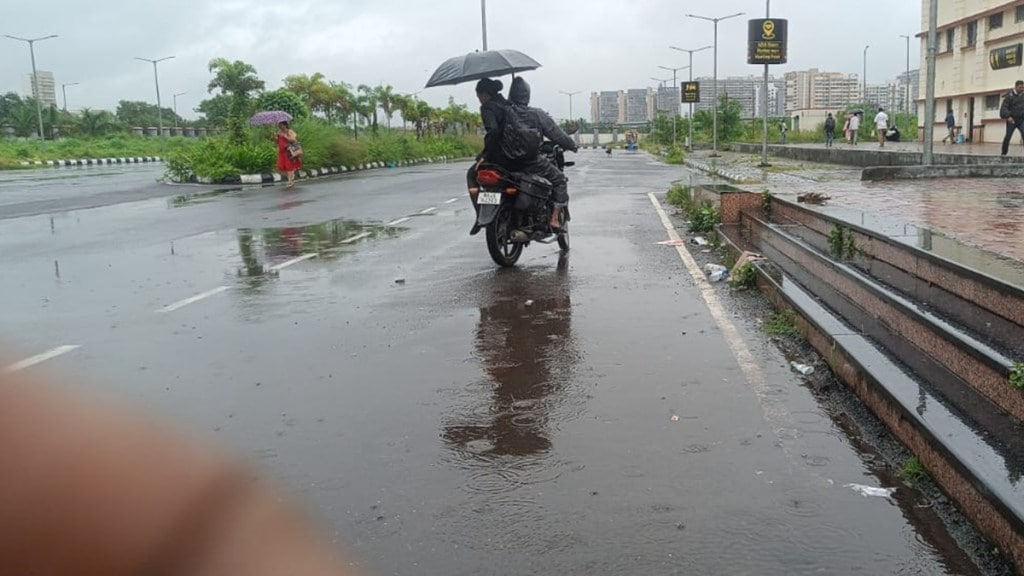 heavy rainfall in uran news loksatta