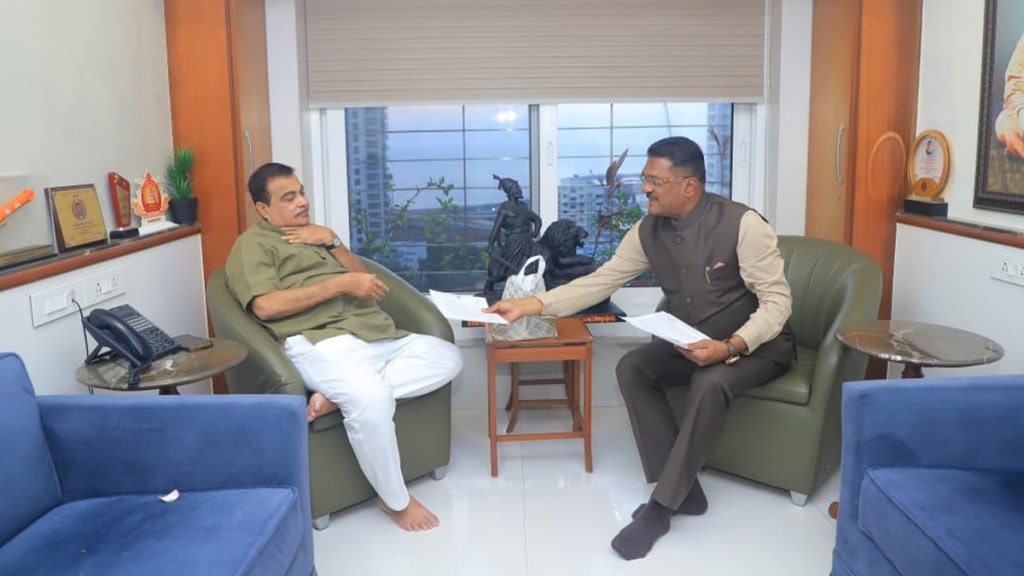 Pratap sarnaik nitin Gadkari