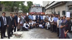 पिंपरी- चिंचवडमध्ये पंचतारांकित हॉटेलमध्ये अग्निशमन दलाचे मॉक ड्रिल