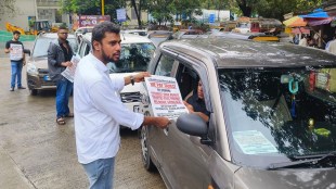 Ghodbunder residents protest