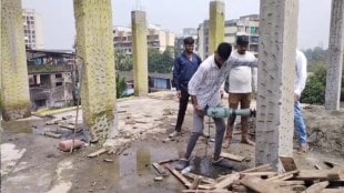 thane illegal building demolished in atali