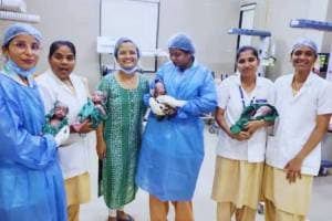 Woman Gives Birth To Quadruplets