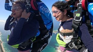 dasavatar fame actress priyadarshini indalkar share skydiving photos on social media