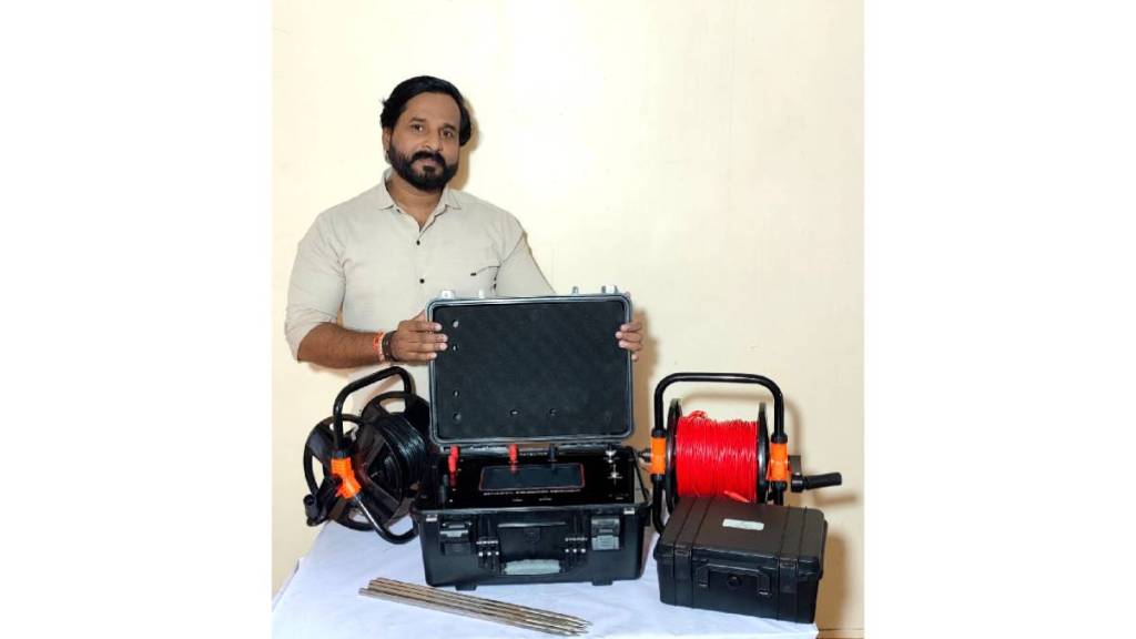 A researcher from Shahapur village has developed a device to detect groundwater