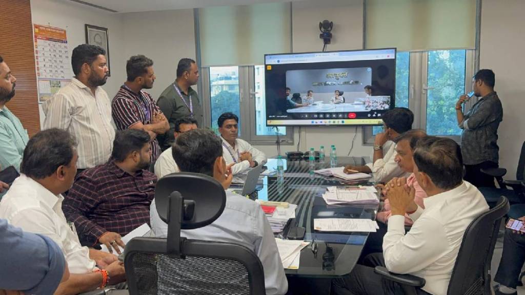 Meeting on the issue of 65 illegal buildings in Dombivli in the office of Principal Secretary of Urban Development Department Asim Gupta