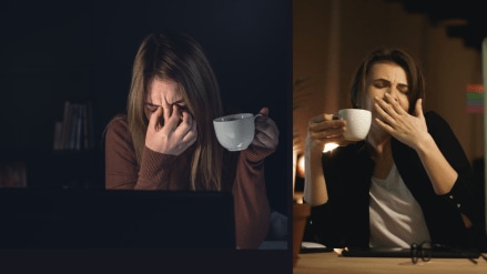 drink coffee to stay awake