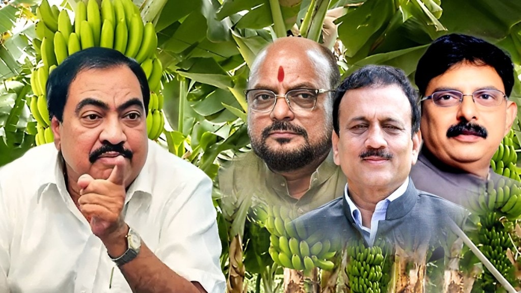 eknath khadse slams government over delay in banana crop insurance