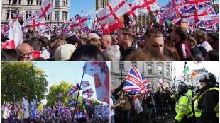 London protests in pictures
