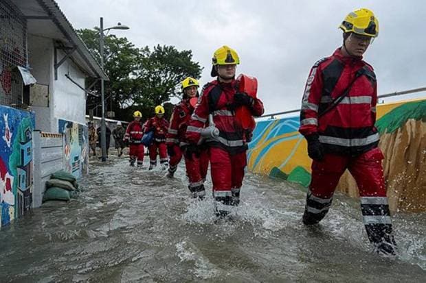 typhoon ragasa in pictures