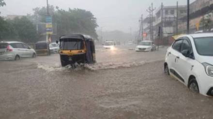 heavy rain in jalna city