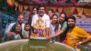 Ganpati immersion in artificial lakes news in thane