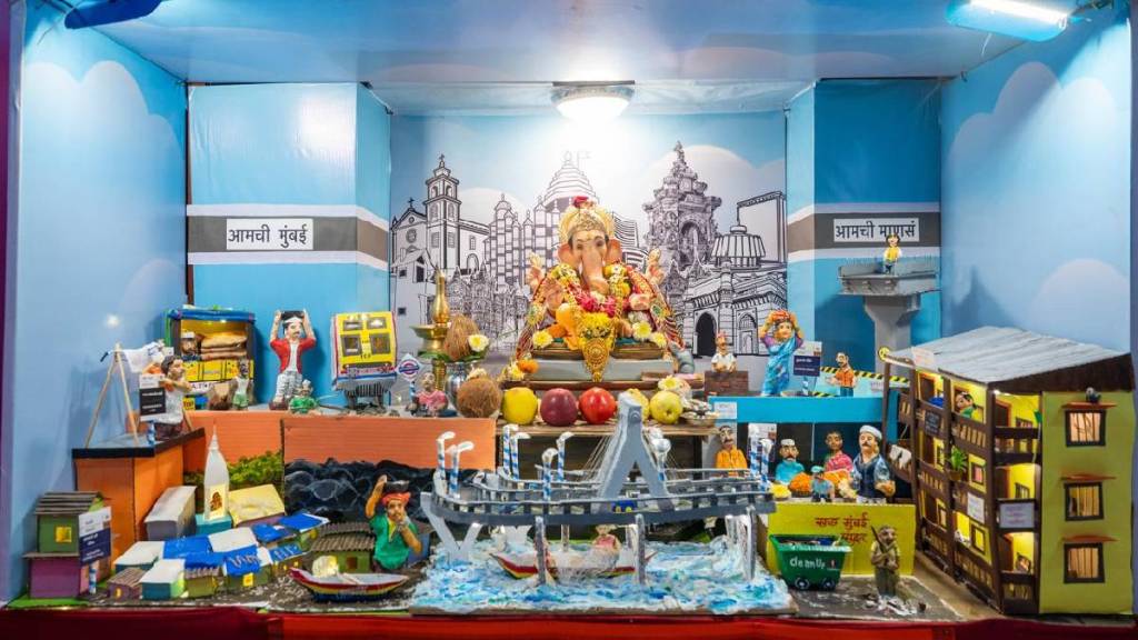 ganeshotsav 2025 traditional mumai life captured through decoration