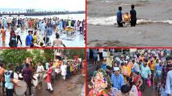 Ganeshotsav 2025: रत्नागिरी जिल्ह्यात गणेशाला भावपूर्ण निरोप; ‘गणपती बाप्पा मोरया पुढच्या वर्षी लवकर या’ च्या नामघोषात गणेशाचे विसर्जन