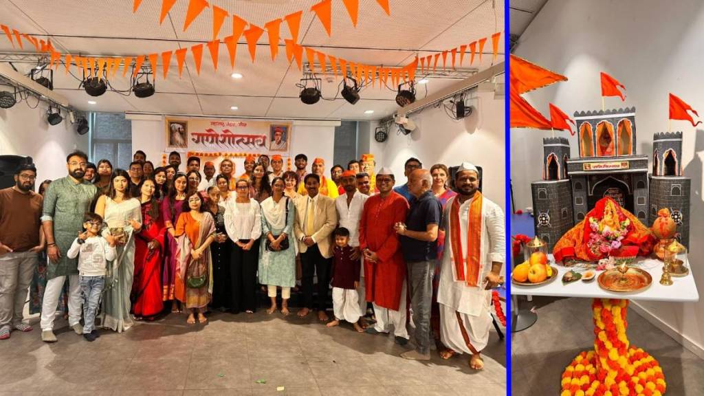 Ganesh Chaturthi celebrated in Barcelona, ​​Spain