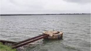 Five automatic gates of Yelgaon Dam opened