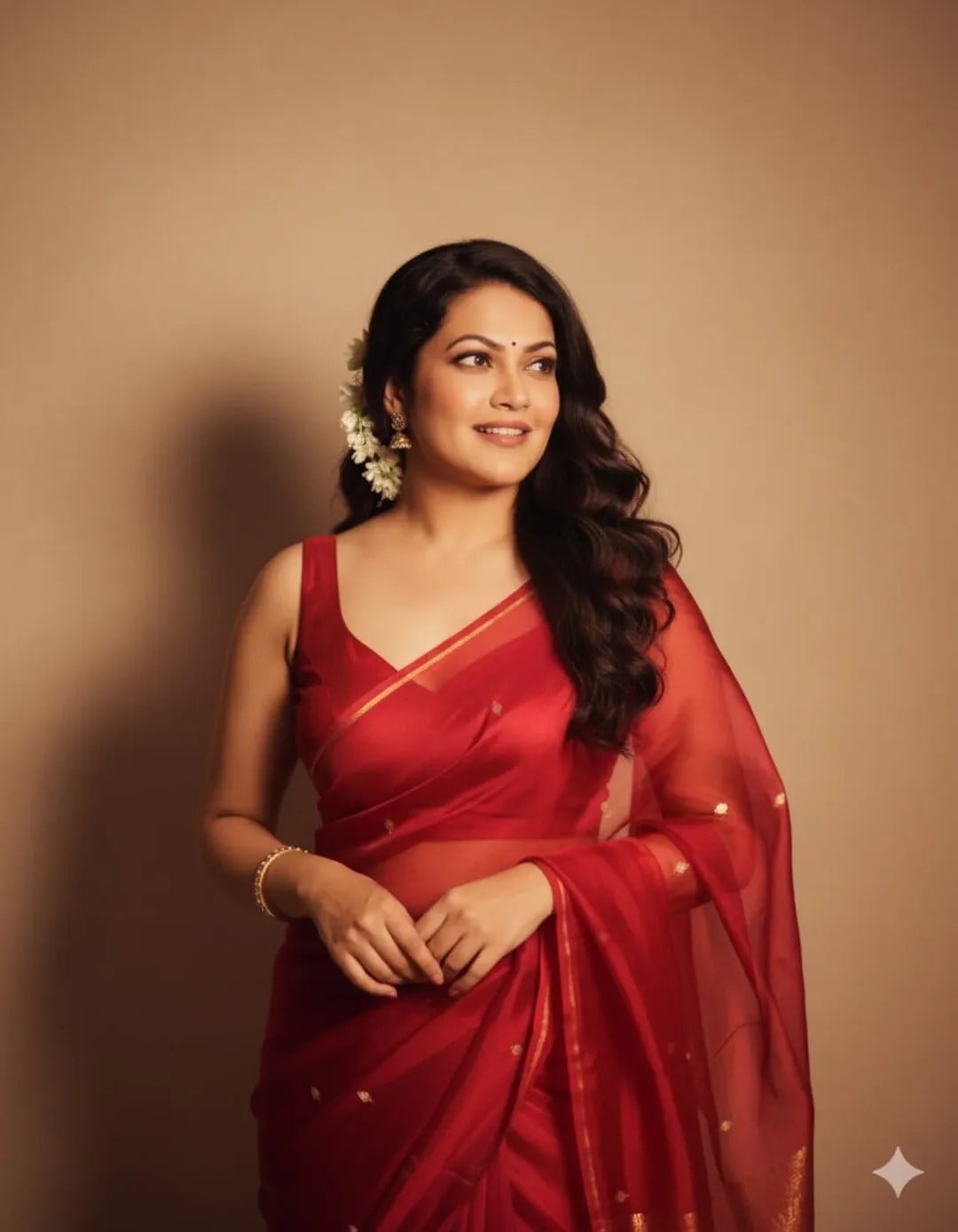 gemini saree trend for girls, google gemini photo trend, popular marathi actress looks viral on social media