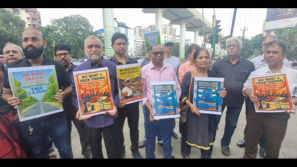 We will march in lakhs on Ghodbunder Road and protest said ghodbunder citizen