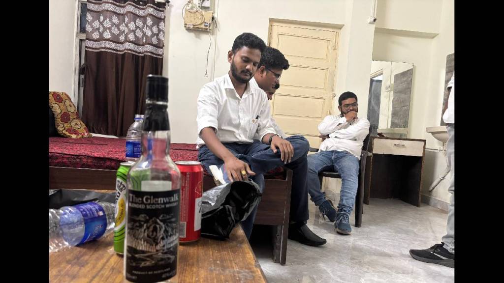 engineers caught drinking