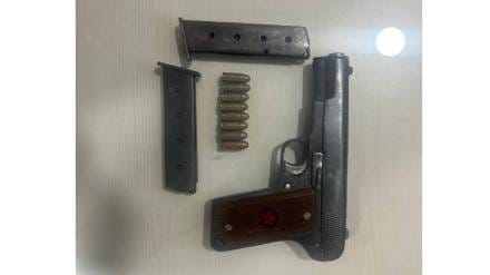 gun found in possession of a trader residing in Jaripatka