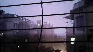 Heavy rains begin in Vasai Virar with thunder and lightning