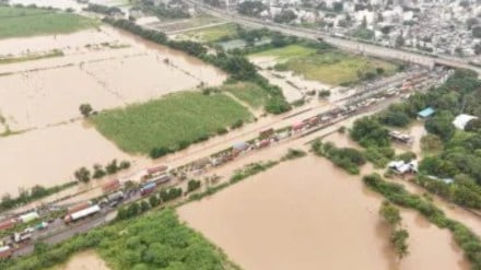 Heavy rain in Solapur district Heavy rain in Solapur district