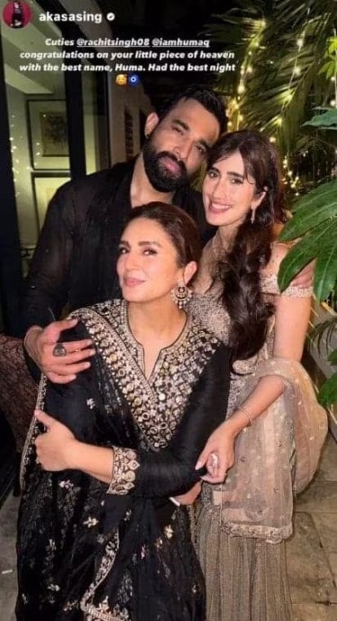 huma qureshi rachit singh photo