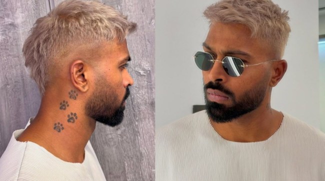 Hardik Pandya New Hair Style