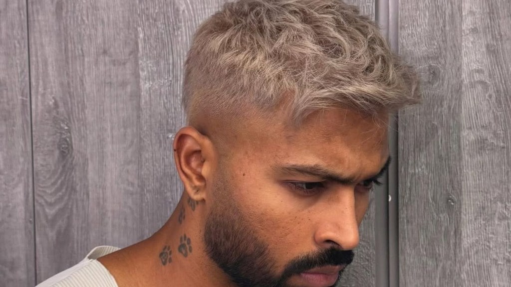 Hardik Pandya New Hair Style