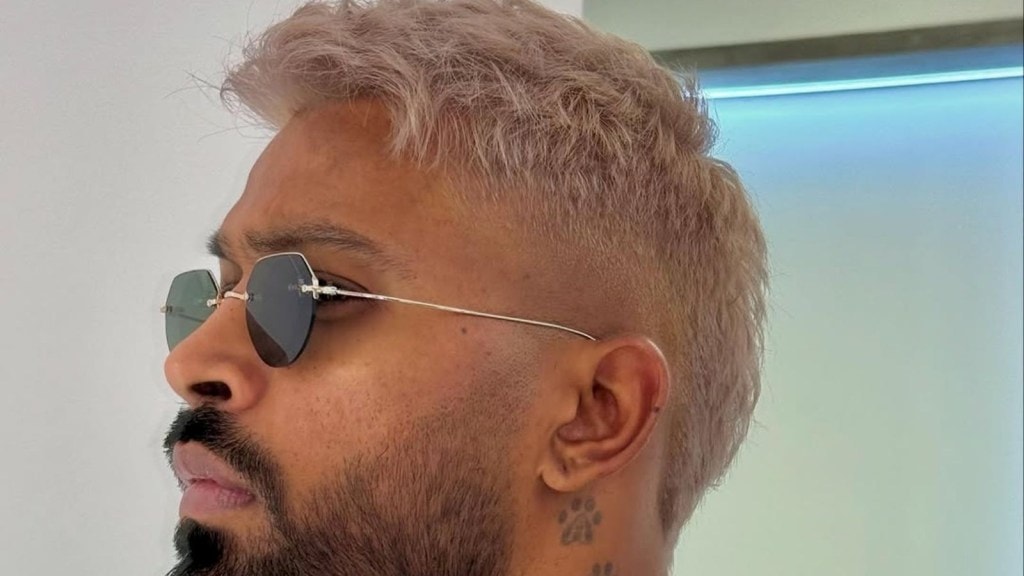 Hardik Pandya New Hair Style