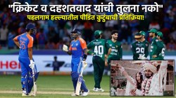 Ind vs Pak Asia Cup: “पाकिस्तानशी क्रिकेट खेळायला हरकत नाही”, पहलगाम हल्ल्यातील पीडित कुटुंबाची भूमिका; म्हणाले, “खेळ…”