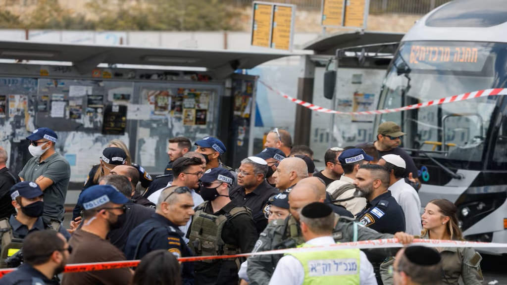 Jerusalem bus stop shooting, Israel shooting attack, Jerusalem terrorist attack, Israel security response, bus stop gunfire incident,