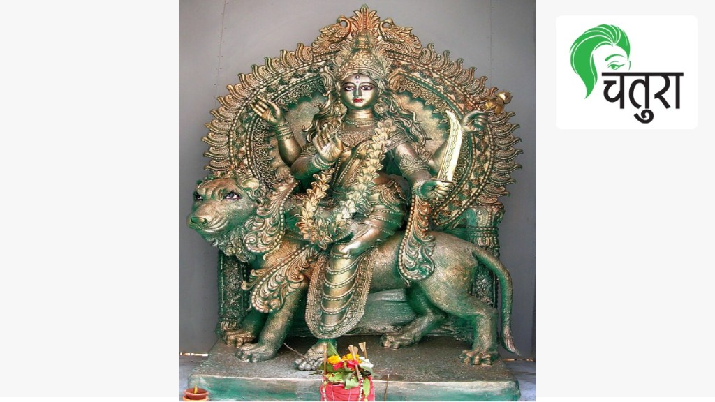 Sixth Durga Roop katyayani as symbol of feminine power