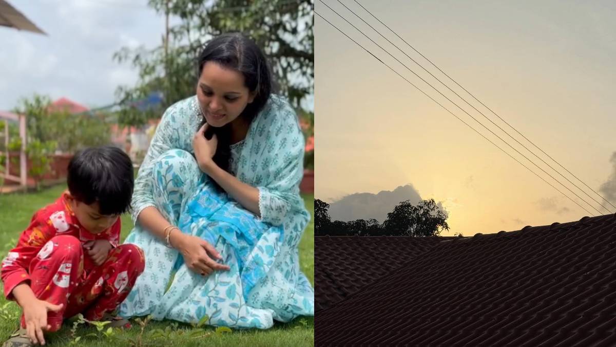 marathi actress khushboo tawde celebrated birthday in kokan with family