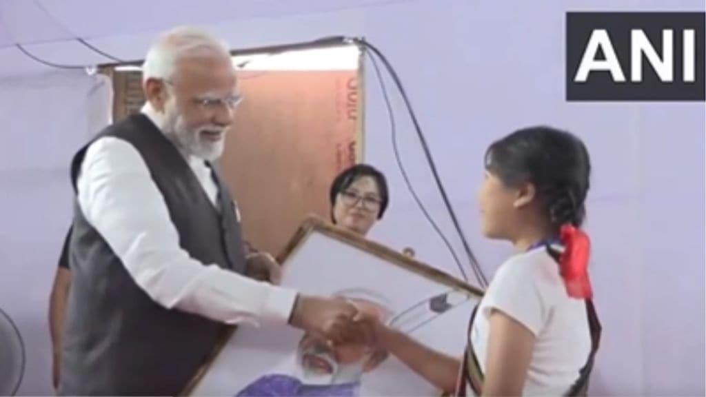 PM Modi Manipur visit meets victims of Manipur violence marathi news