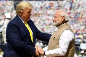 Donald Trump amid Tariff war said We get along with india very well marathi news
