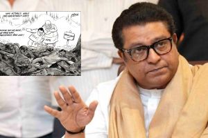 Raj Thackeray share cartoon on Pahalgam Attack india pakistan Asia cup Cricket Match marathi news