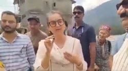Kangana Ranaut : ‘माझ्या रेस्टॉरंटमध्ये काल फक्त ५० रुपयांचा…’, कंगना रणौत यांनी पूरग्रस्तांसमोर मांडलं आपलंच दु:ख; Video व्हायरल