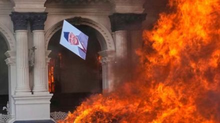 Ex Nepal PM wife burnt alive after gen Z protesters saet his house on fire Ex Nepal PM wife burnt alive after gen Z protesters saet his house on fire