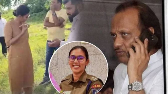 Rohit Pawar Post On Ajit Pawar and IPS Anjana Krishna Controversy alleges media trial by NCP leaders marathi news