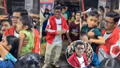 चिमुकल्यांसह फोटो, गरबा डान्स अन्…; प्रभाकर मोरेंच्या साधेपणाने जिंकली मनं, चाहते म्हणाले